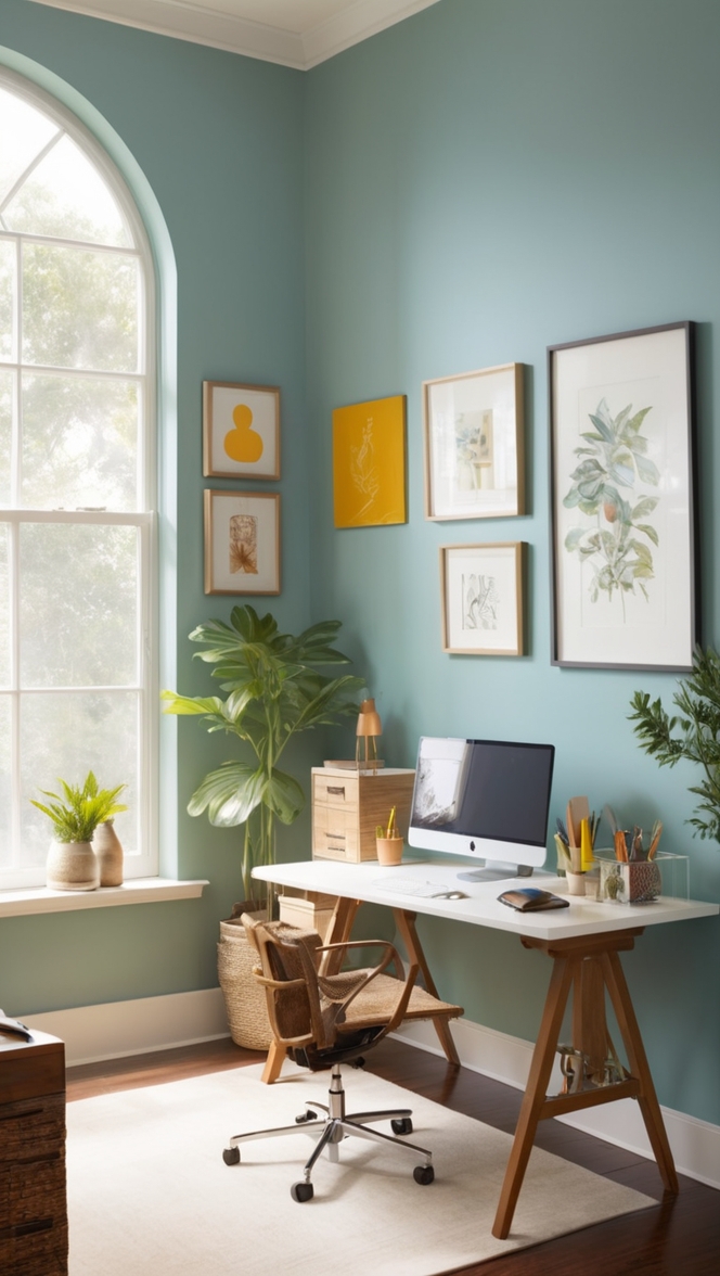 home office chairs, ergonomic desk setup, standing desk, office organization, dual monitor setup