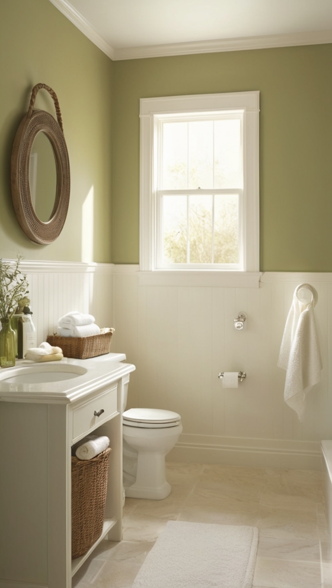 olive green bathroom decor, modern olive green bathroom, olive green bathroom accessories, olive green bathroom tiles, olive green bathroom paint