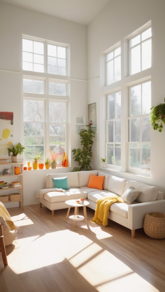 modern living room design, interior design ideas, contemporary kitchen decor, spacious home design, elegant open floor plan