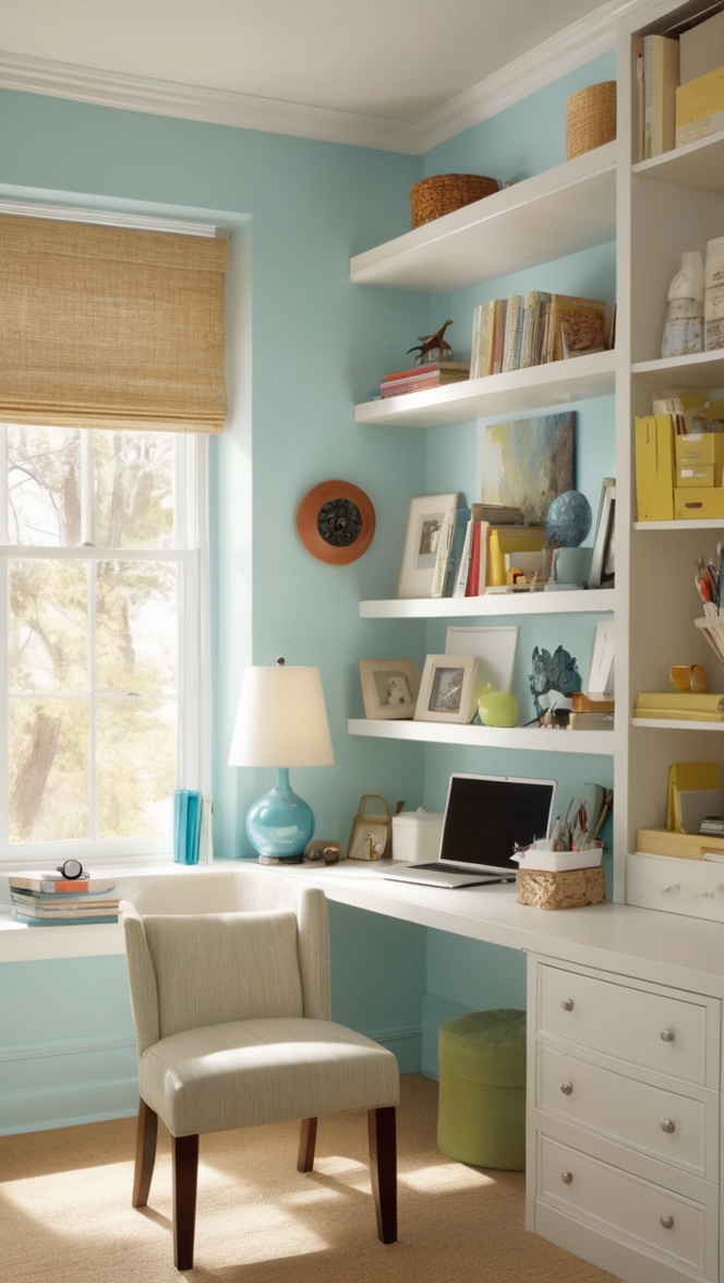 home office organization, 
home office storage solutions, 
office storage ideas, 
small home office design, 
creative storage solutions