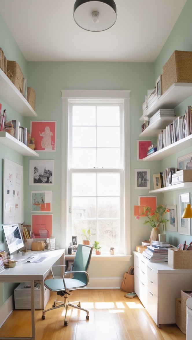 home office organization, 
home office storage solutions, 
office storage ideas, 
small home office design, 
creative storage solutions 