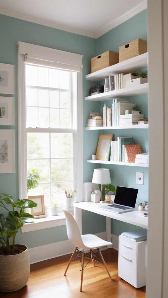 home office organization, efficient storage solutions, office storage ideas, space-saving storage solutions, DIY home office storage 