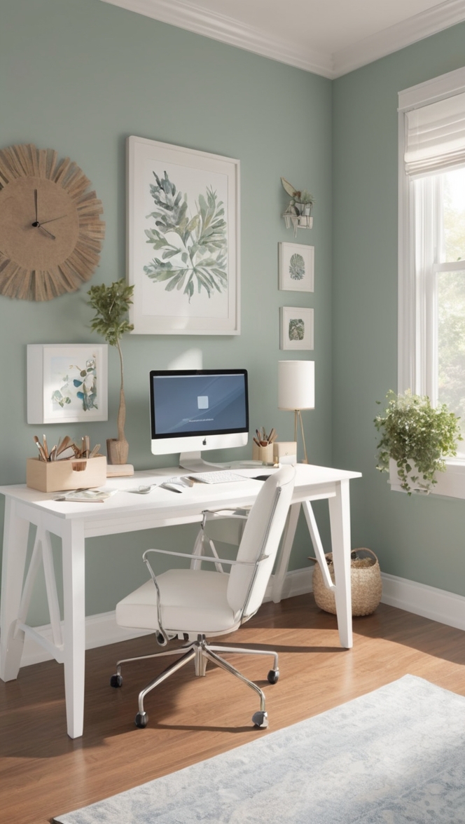 work from home setup, home office design, remote work space, telecommuting office, virtual office solutions