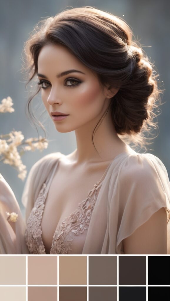 black color scheme, black color palette ideas, dark color palette, black color palette combinations, monochromatic black palette