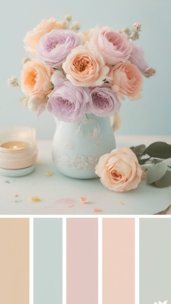 pastel color palette, pastel color scheme, pastel color combination, pastel color inspiration, pastel color trend