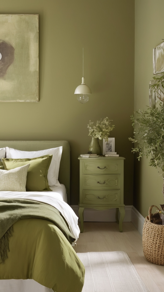 olive green bedroom decor, olive green bedroom paint, olive green bedroom furniture, green bedroom accessories, olive green bedroom walls 