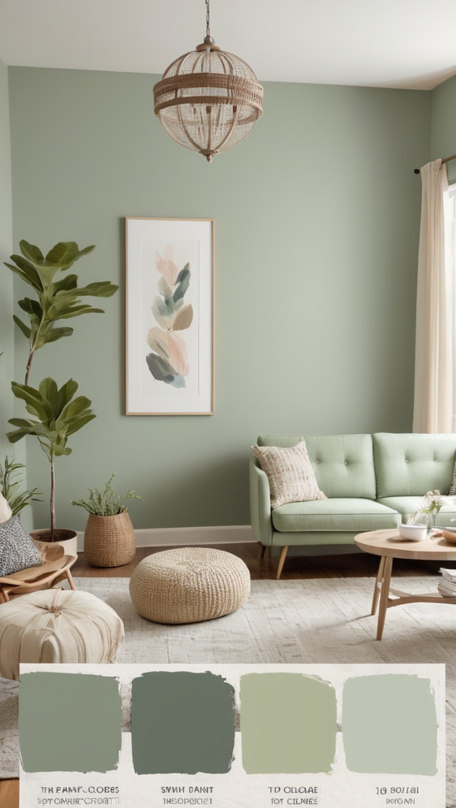 sage green sofa, green living room decor, grey sofa decor, elegant living room, modern green sofa