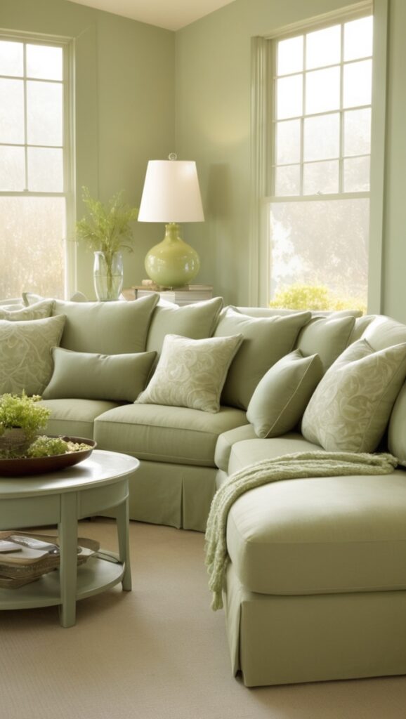 sage green throw pillows, green throw pillows, decorative green pillows, sage green cushion covers, green decorative pillows