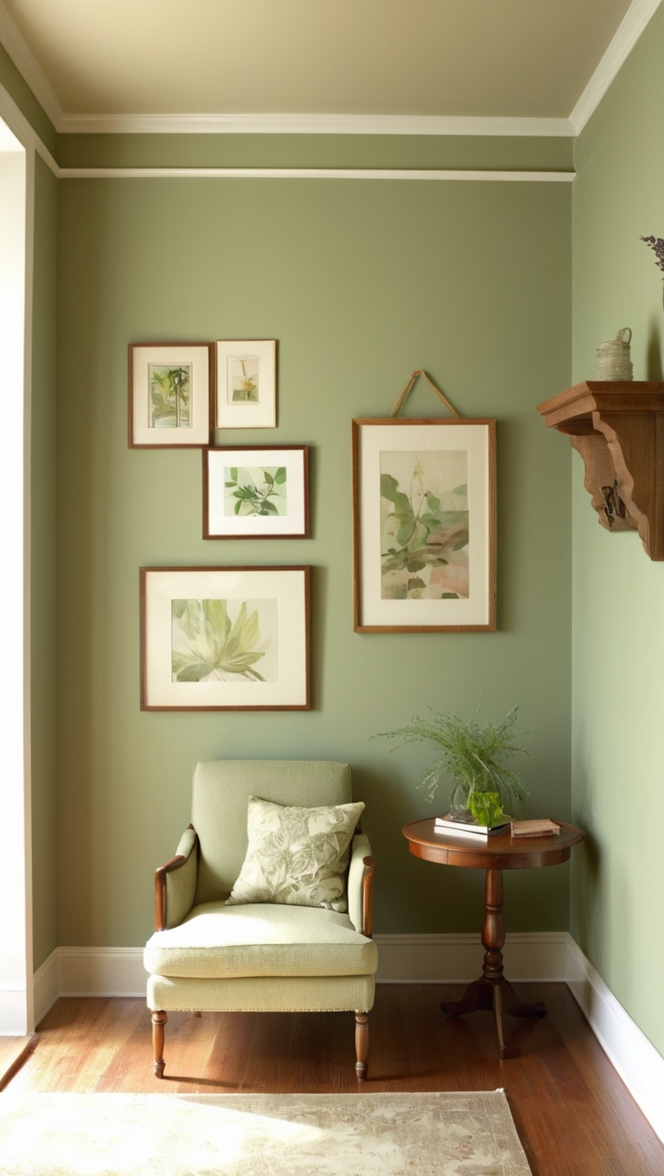 sage green paint, sage green decor, sage green furniture, sage green curtains, sage green accessories 