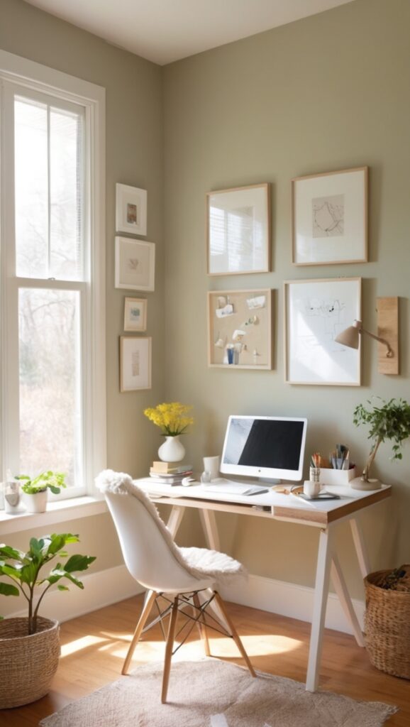 small office design, ergonomic office setup, home office organization, small office space ideas, productive home office