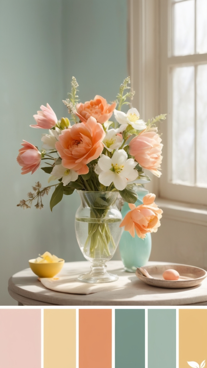 true spring color, 
spring color palette, 
bright color palette, 
seasonal color palette, 
vibrant color scheme 