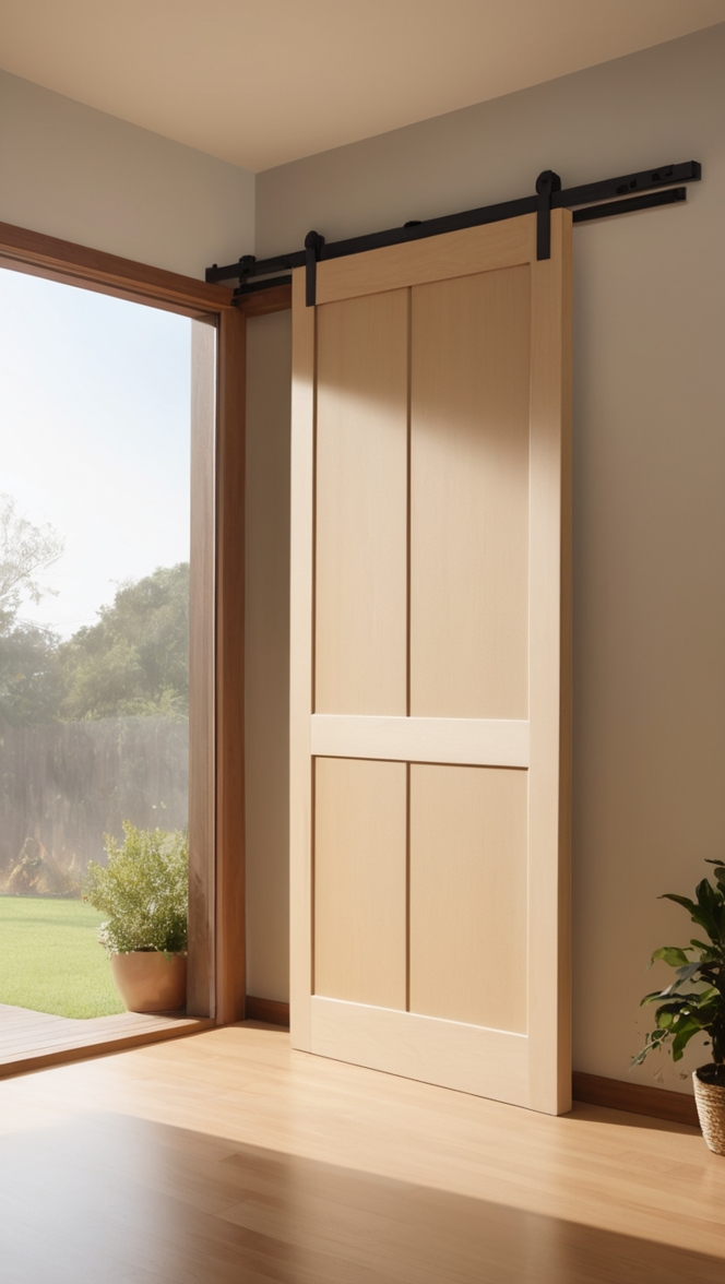 wooden sliding door, custom sliding door, contemporary sliding door, interior sliding door, modern sliding door 